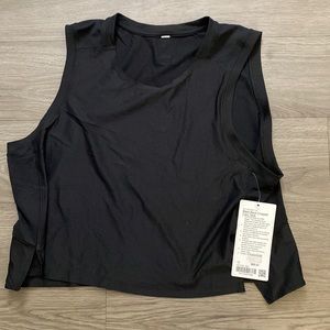 lululemon NWT* Mesh Back Cropped Train Tank